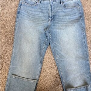 White House Black Market Light Blue Straight Leg Jeans